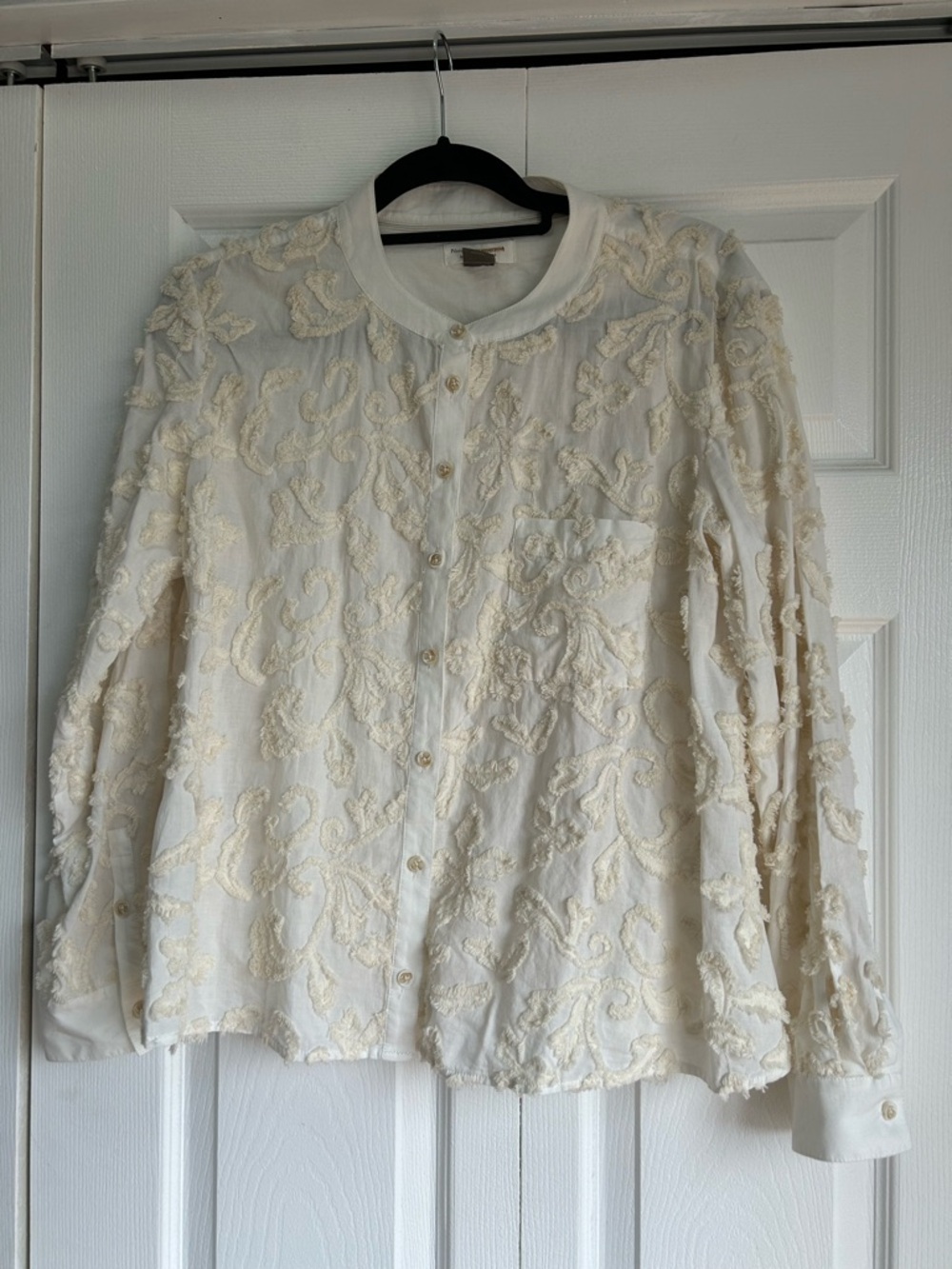 Pilcro The Whitney Embroidered Trapeze Buttondown - Picture 6 of 10